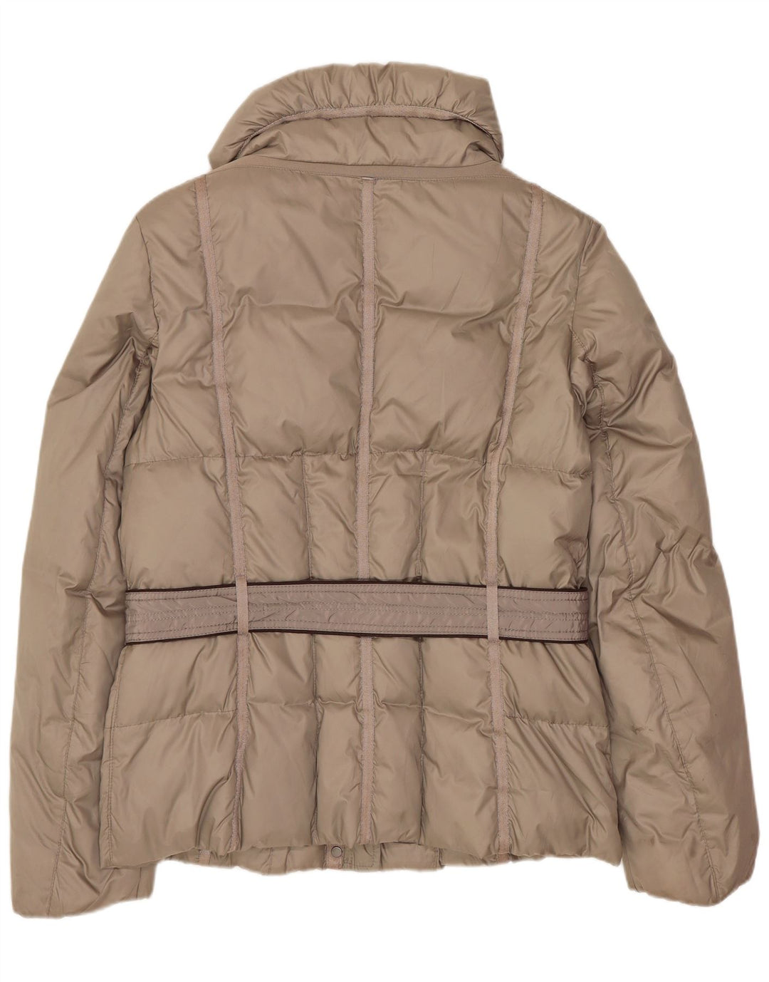 Geox Giacca imbottita oversize da donna Respira UK 10 Small Beige Poliestere