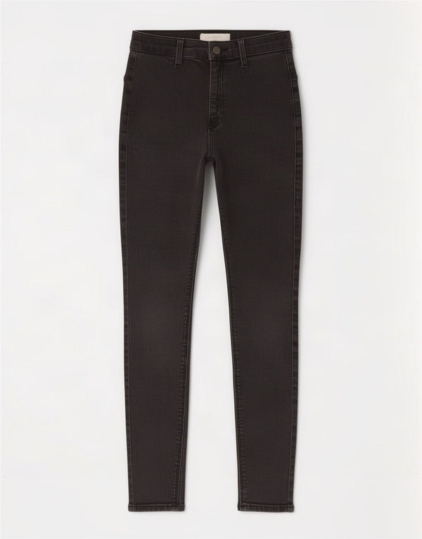 Jeans skinny Joni da donna Topshop W28 L26 cotone nero