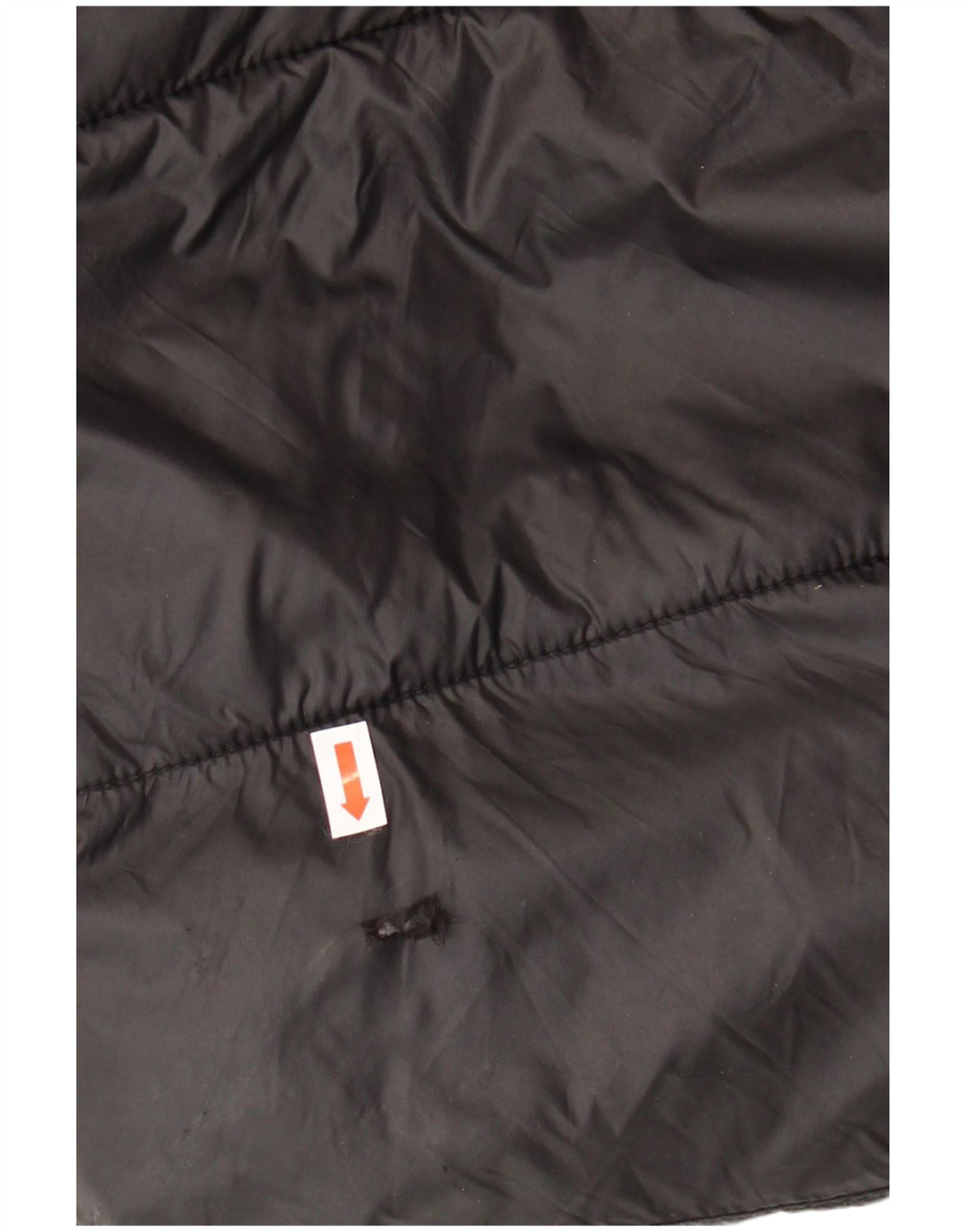 Giacca imbottita con cappuccio da donna Zara UK 16 grande poliestere nero