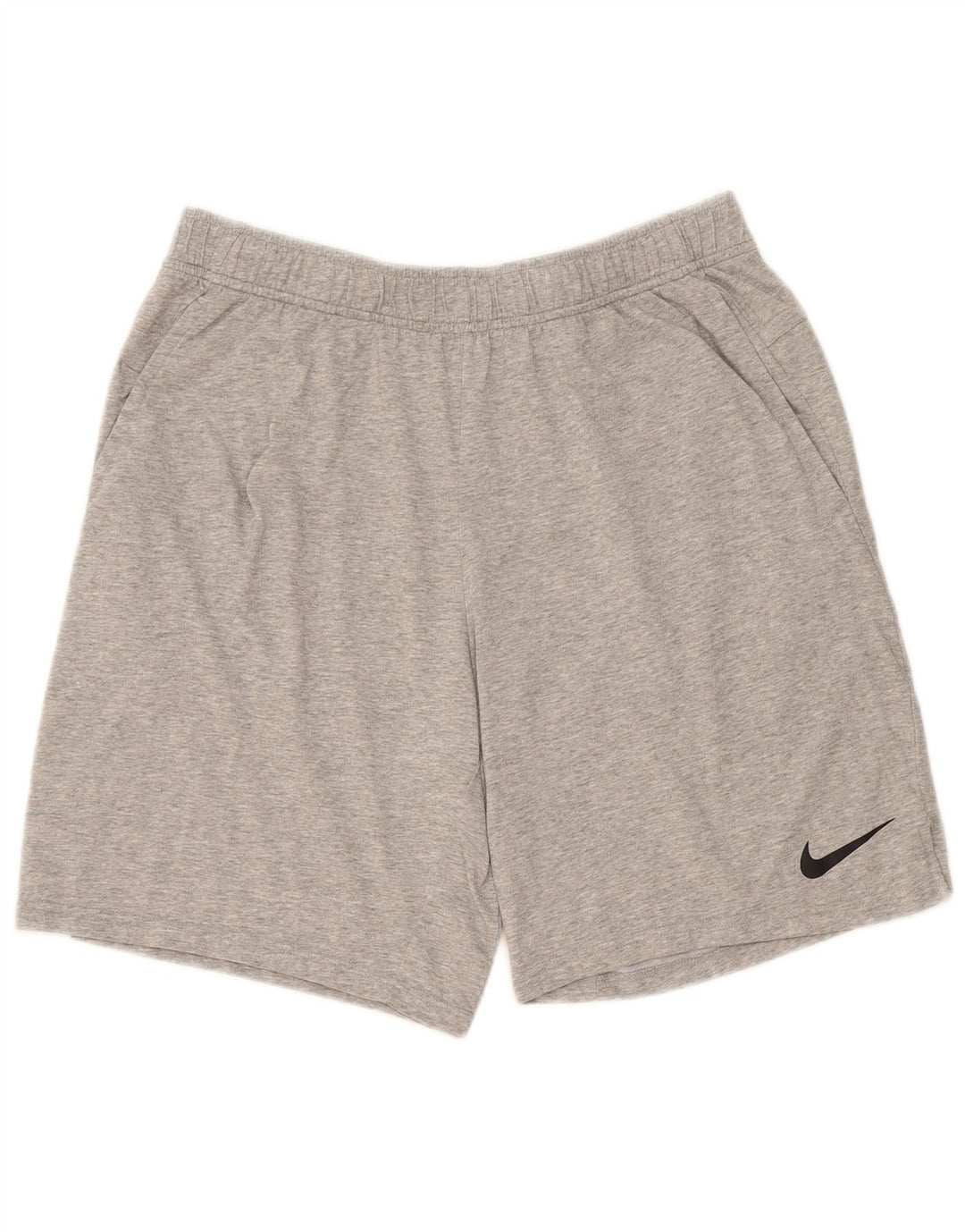 Pantaloncini casual da uomo Nike grandi in cotone grigio