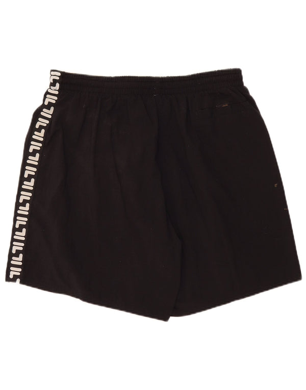 Pantaloncini da bagno grafici da uomo Fila XL neri