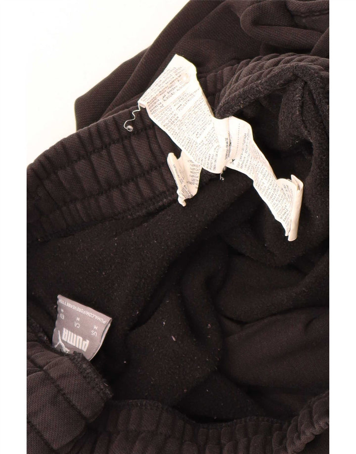 Pantaloni da tuta da uomo Puma Joggers Medium Black Cotton