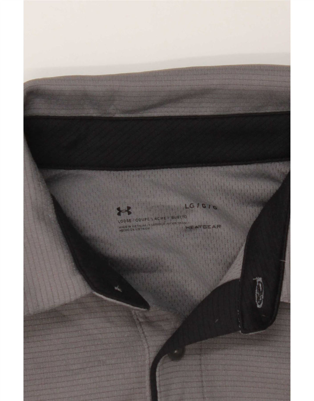 Polo Under Armour da uomo Heat Gear grande grigia