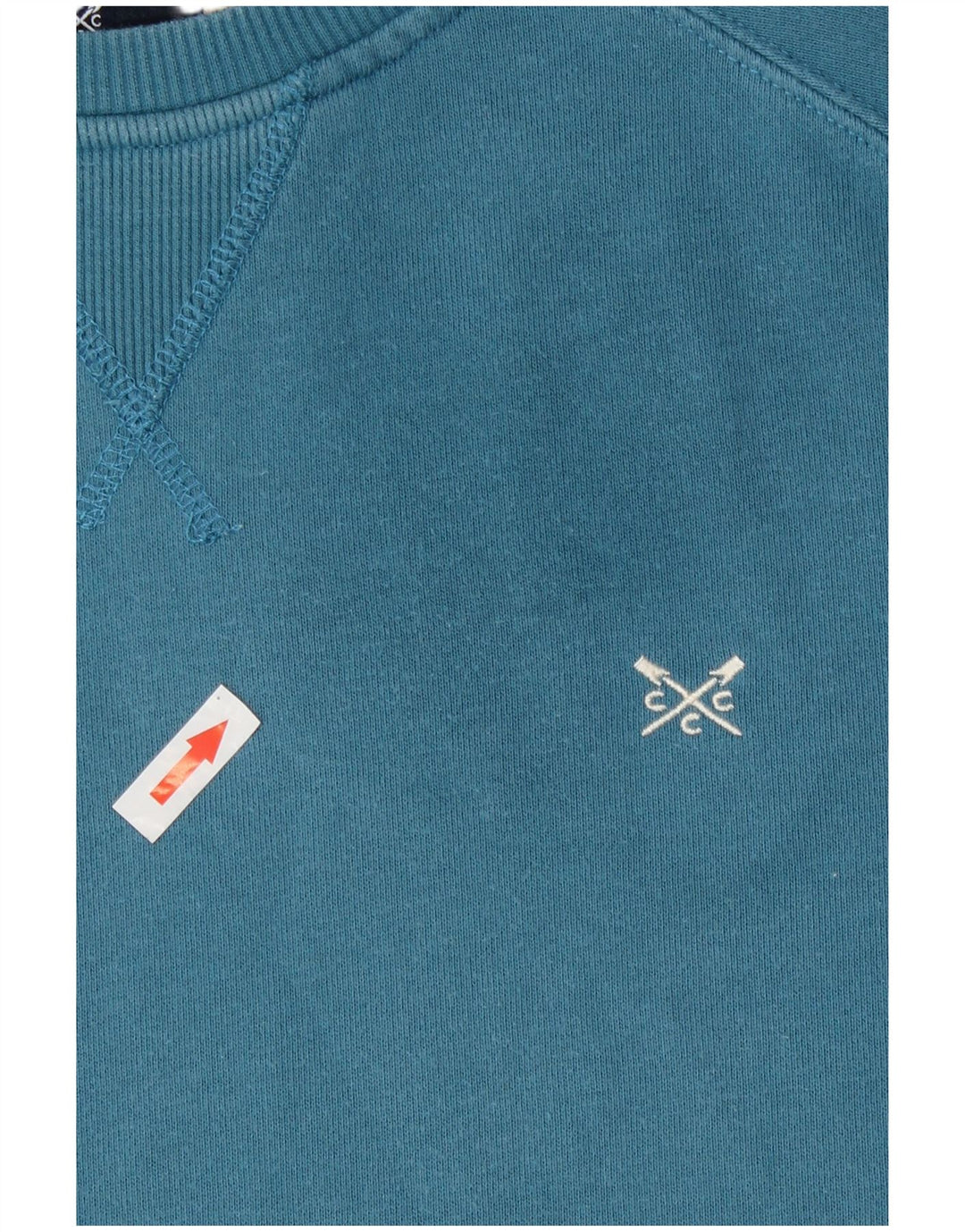 Crew Clothing Felpa da donna Maglione UK 14 Cotone blu medio
