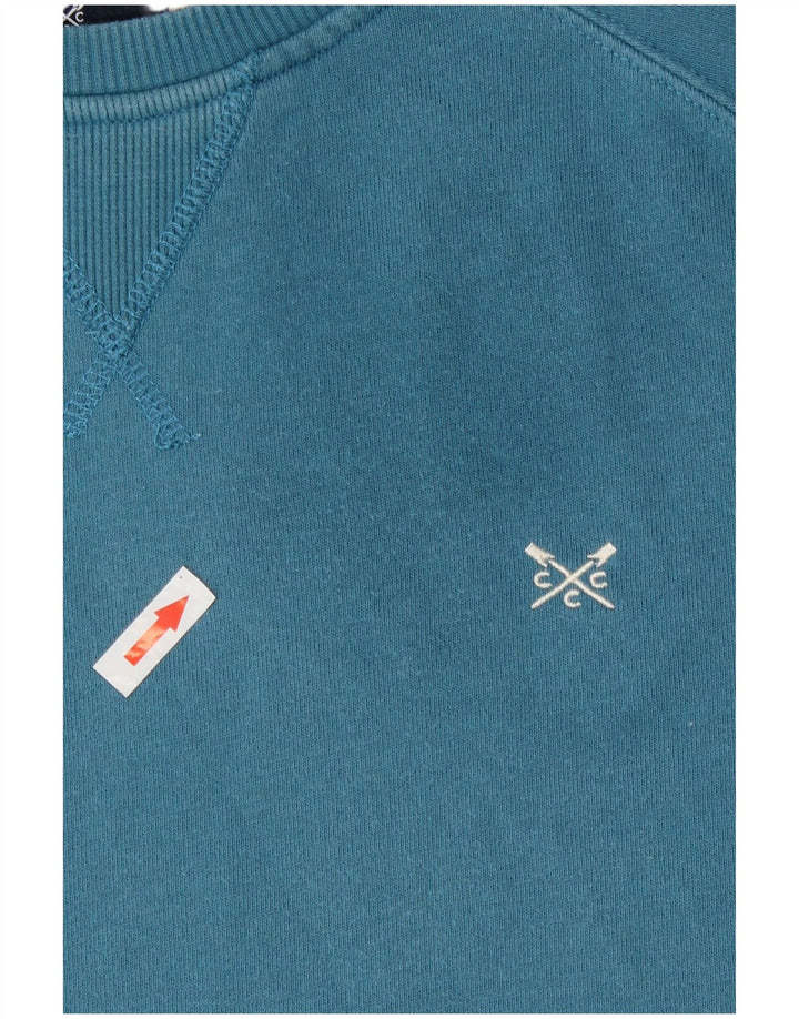 Crew Clothing Felpa da donna Maglione UK 14 Cotone blu medio