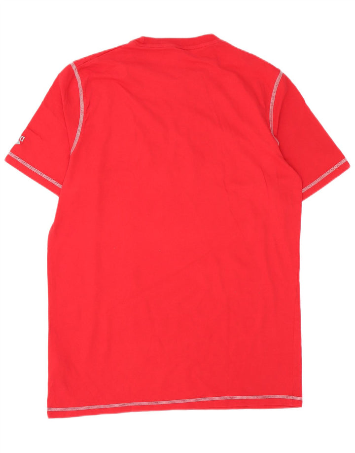 T-shirt grafica da uomo Arena Top grande in cotone rosso