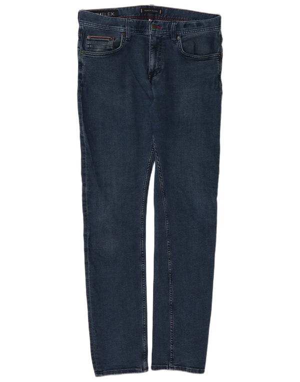 Tommy Hilfiger Donna Bleecker Slim Jeans W32 L34 Cotone Blu