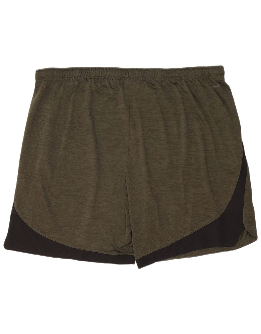 RUSSELL ATHLETIC Pantaloncini sportivi Dri-Power da uomo 3XL Colorblock kaki