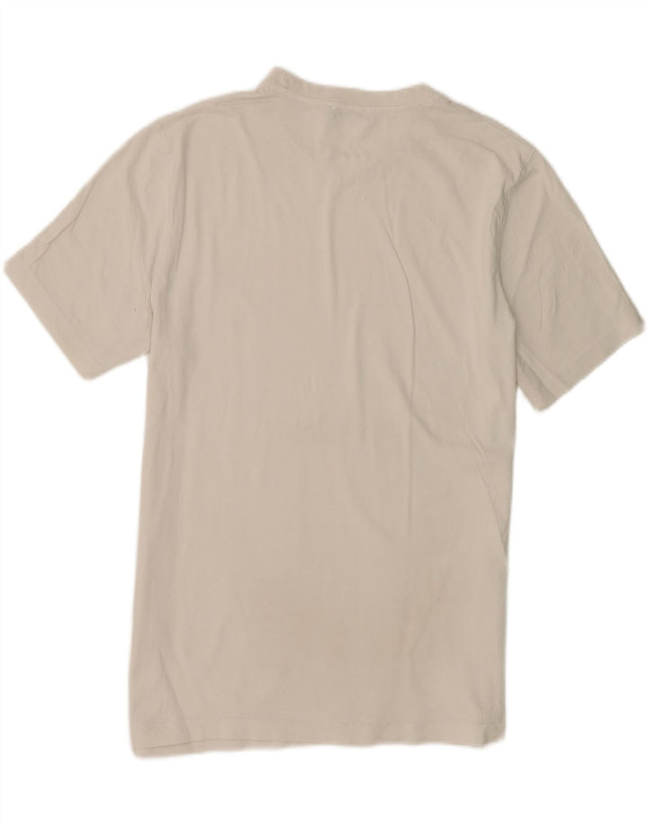 T-shirt Zara da uomo Top in cotone bianco medio