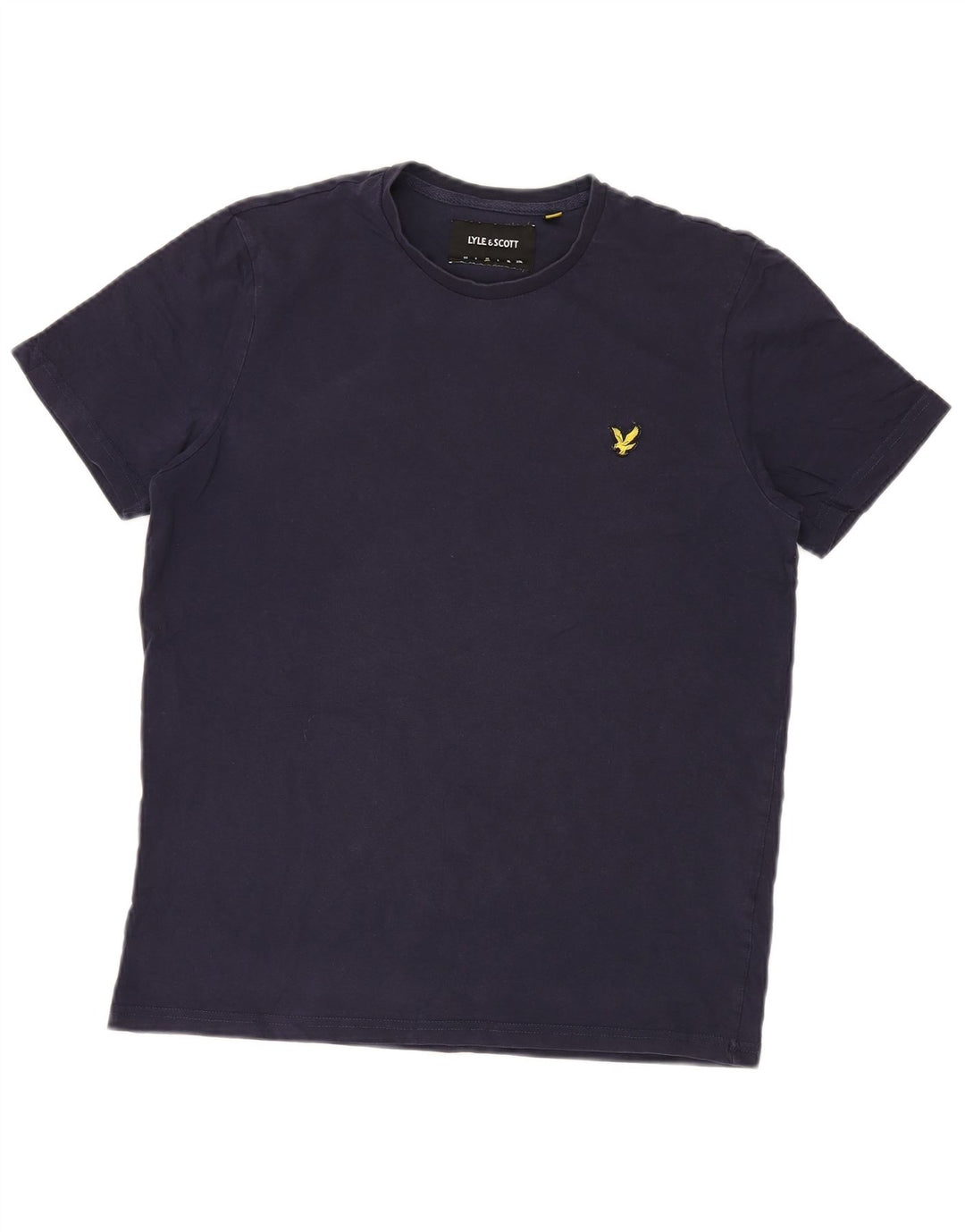 T-shirt da uomo Lyle & Scott Top in cotone blu navy medio