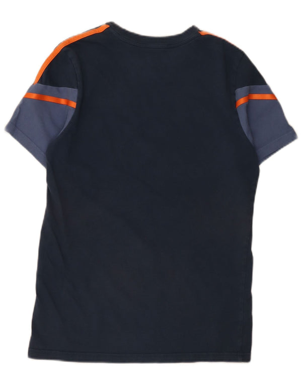Maglietta grafica Adidas da ragazzo del Manchester United, 13-14 anni, blu navy