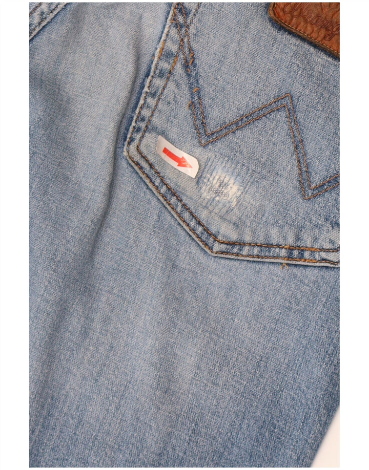 Jeans dritti da uomo Wrangler Texas W30 L32 cotone blu