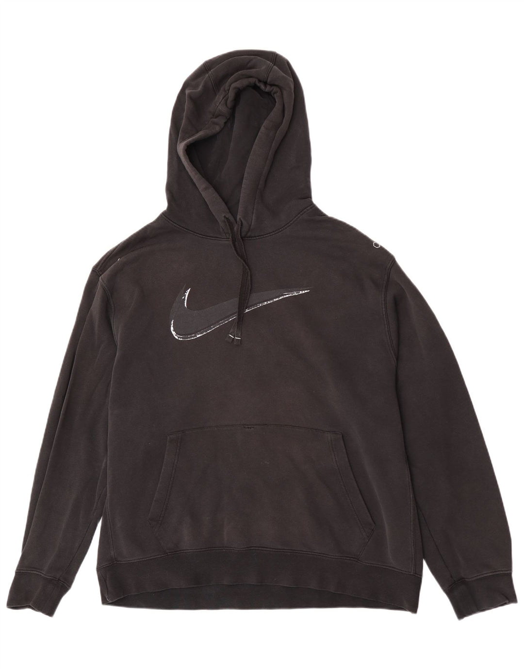 Felpa con cappuccio grafica Nike da uomo XL in cotone nero