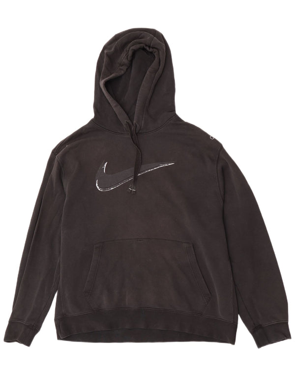 Felpa con cappuccio grafica Nike da uomo XL in cotone nero