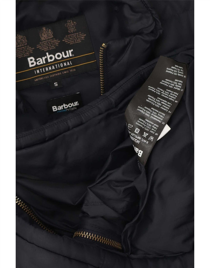 Barbour Giacca imbottita da uomo UK 36 Small Blu Navy Poliestere