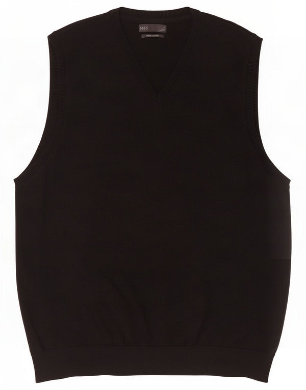 Marks & Spencer Canottiera da uomo XL in cotone nero