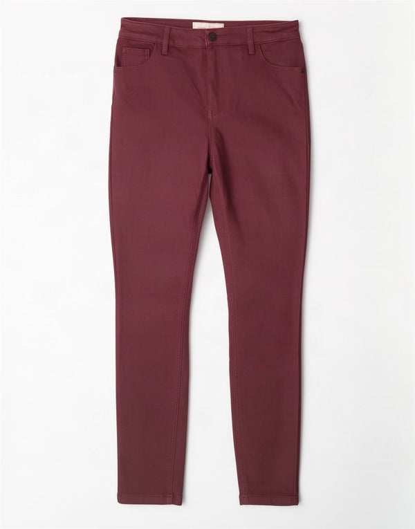 Pantaloni da donna Fat Face UK 10 Small W28 L27 Viola Viscosa