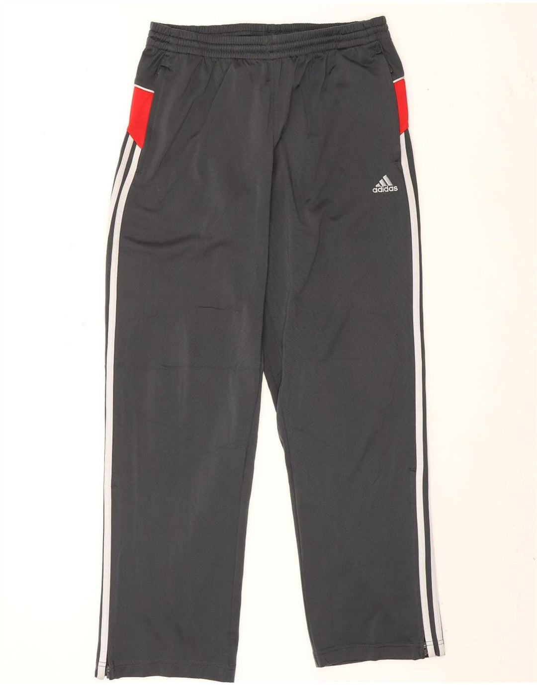 Pantaloni da tuta da uomo Adidas UK 40/42 Poliestere color block grigio medio