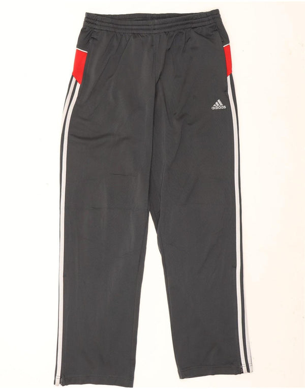 Adidas Mens Tracksuit Trousers UK 40/42 Medium  Grey Colourblock Polyester