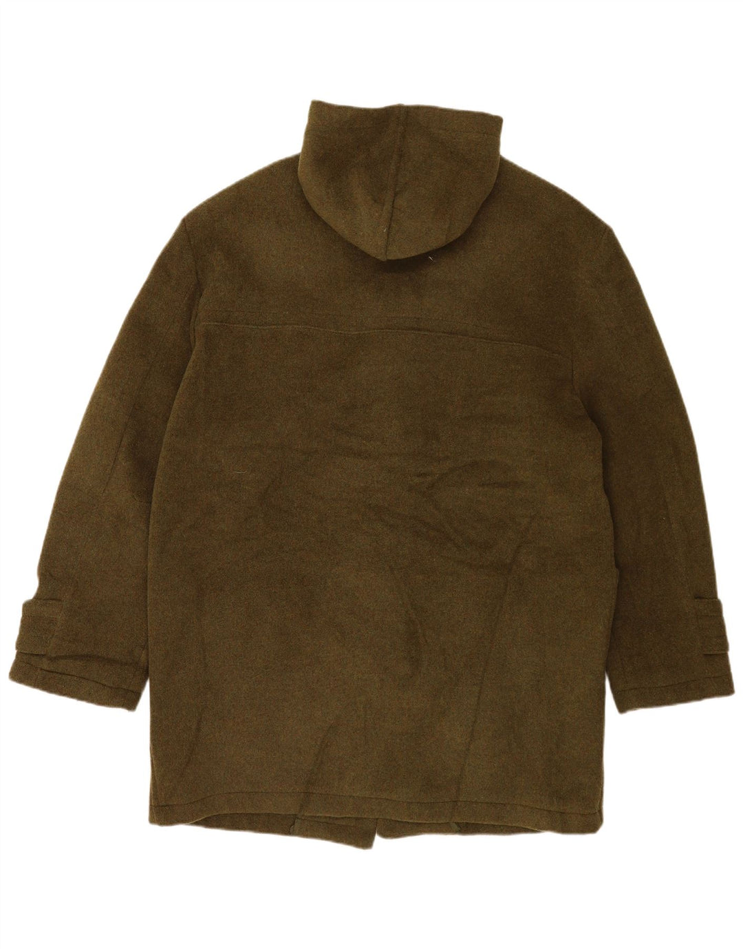 Montgomery con cappuccio da donna con zip UK 16 grande lana verde