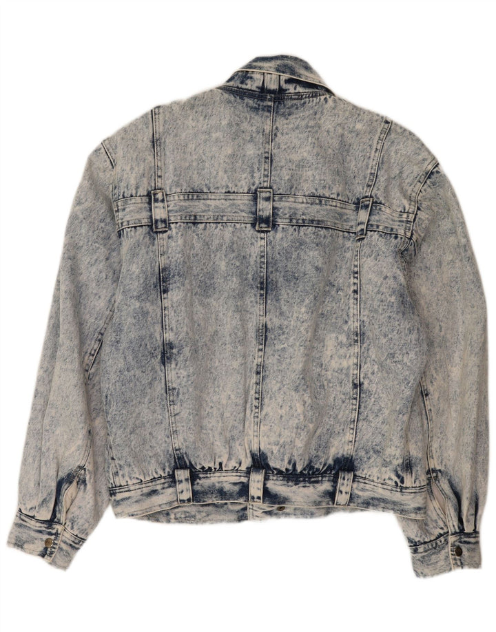 Giacca di jeans vintage da uomo UK 42 XL in cotone blu