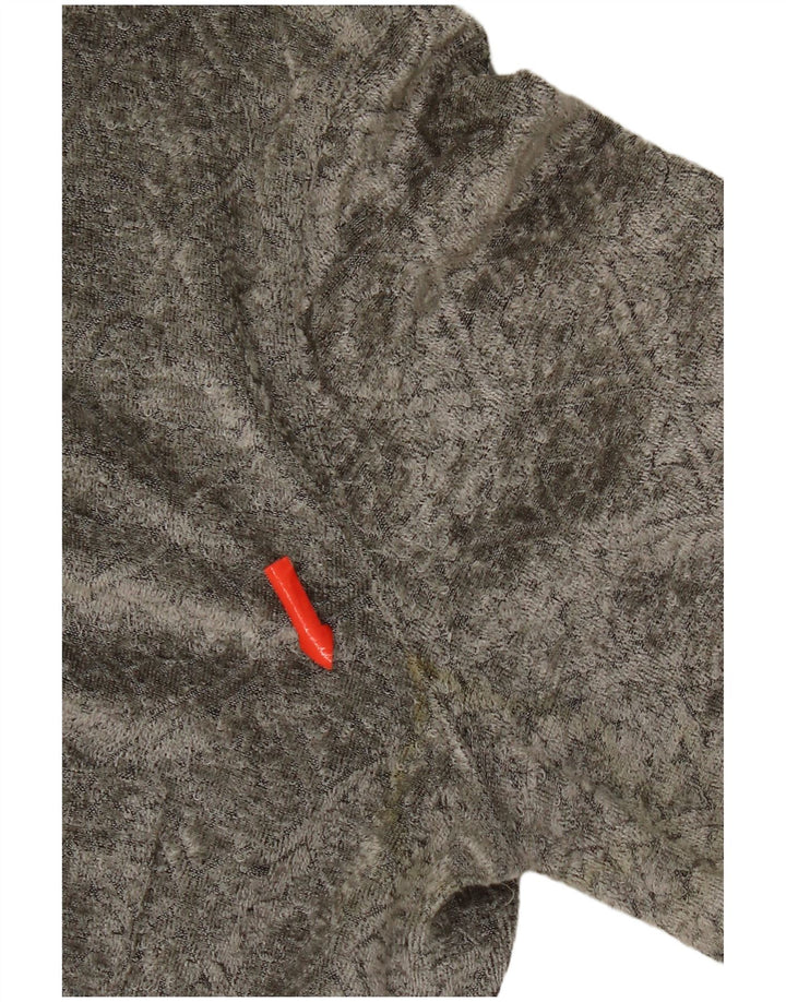 Camicia Armani Donna Camicetta UK 12 Viscosa floreale grigio medio