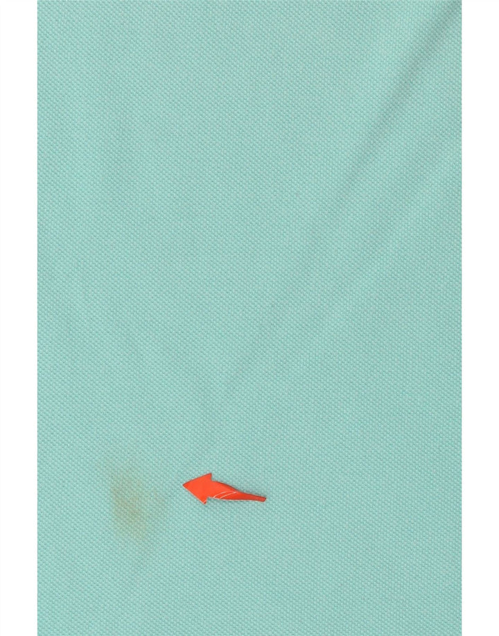 CREW CLOTHING Polo da uomo in cotone turchese medio