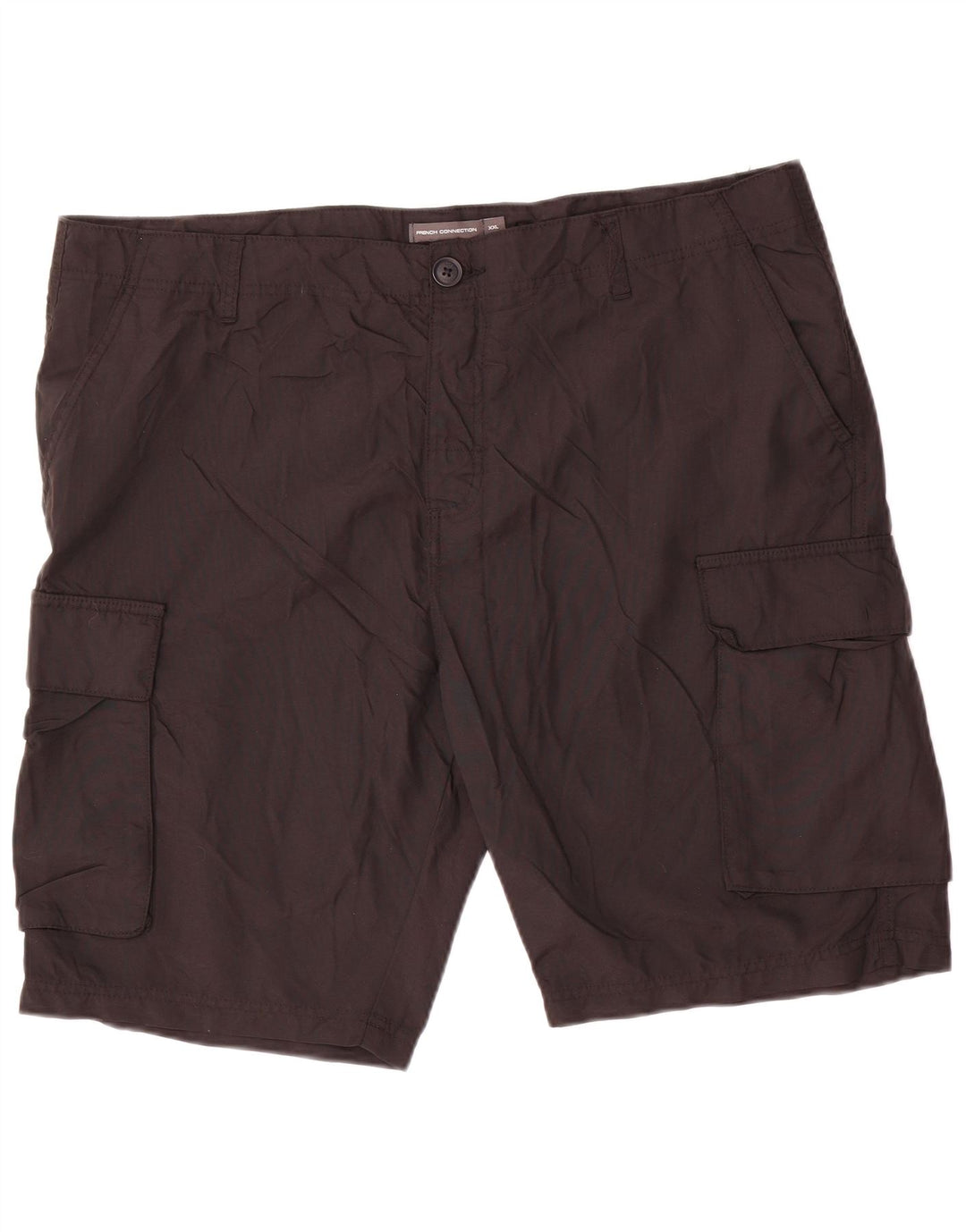 Pantaloncini cargo da uomo French Connection 2XL W42 Nero Poliammide