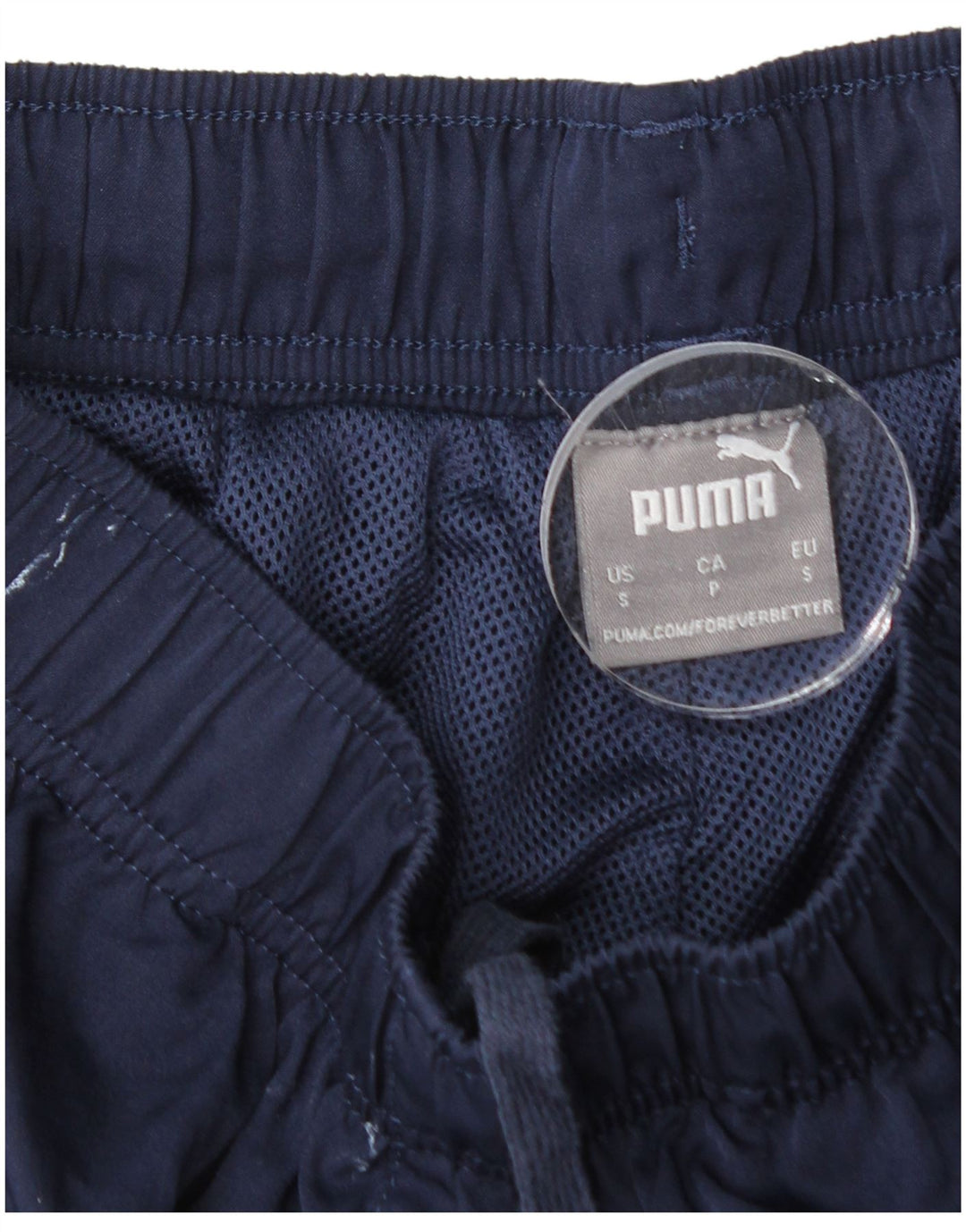 Pantaloni da tuta da uomo PUMA Joggers piccoli in poliestere blu navy