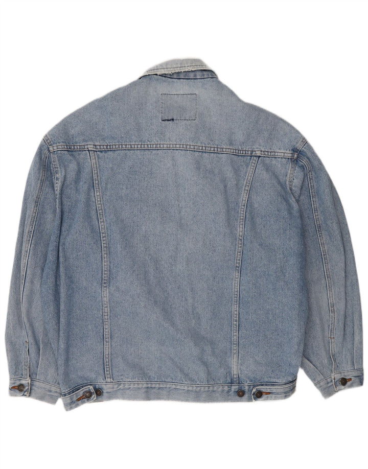 Casucci Giacca in denim da uomo UK 40 Large Blu Cotone