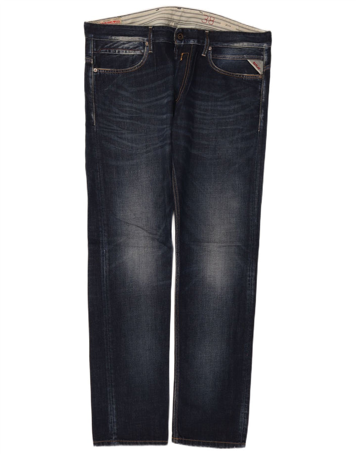Replay Jeans Jeto Slim da uomo W38 L34 cotone blu