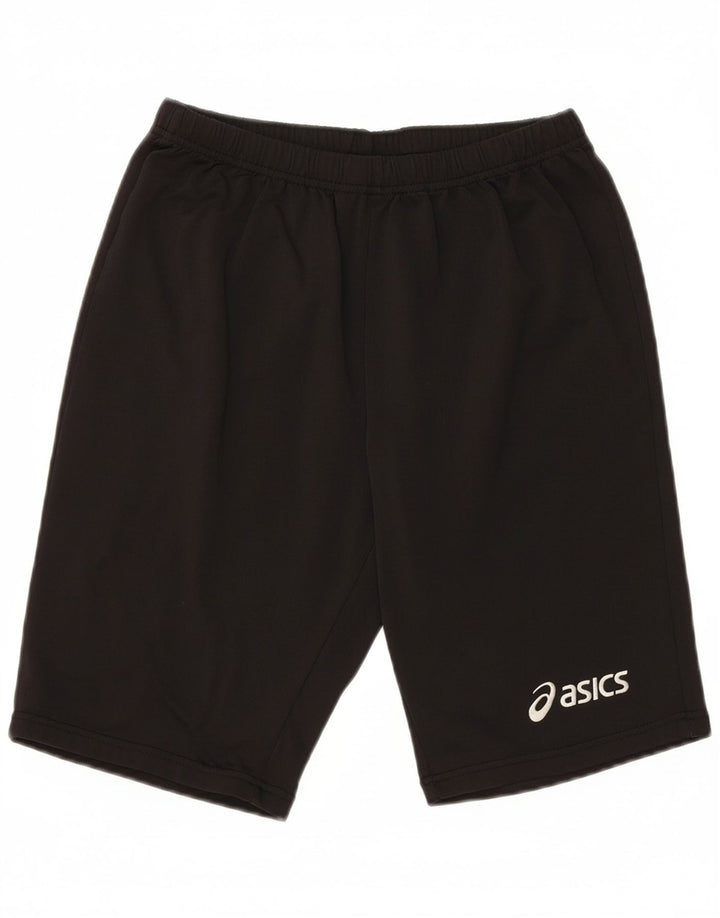 Pantaloncini sportivi grafici da donna Asics UK 16 grandi poliestere nero