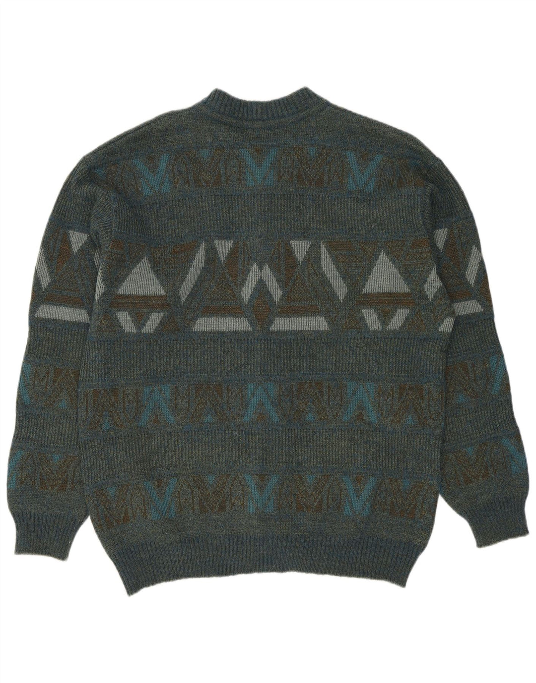 DRALON Maglione cardigan da uomo Poliacrilico geometrico multicolore medio