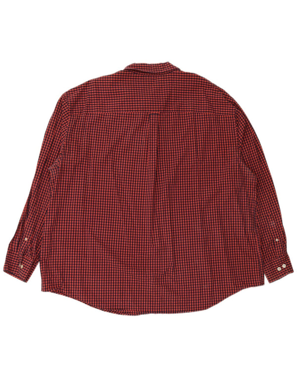 Camicia da uomo IZOD 3XL in cotone a quadretti marrone