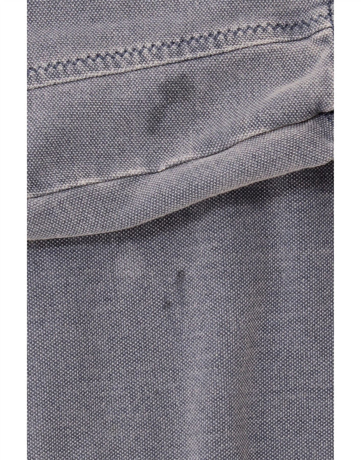 Felpa da uomo con collo con zip Fat Face, maglione grande, cotone blu