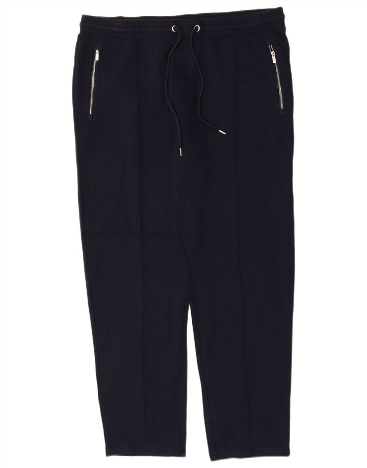 Pantaloni da tuta da uomo Autograph UK 16 Large in poliestere blu navy