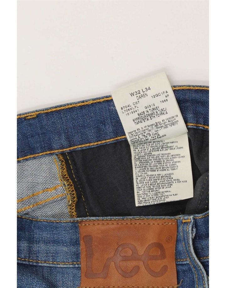Jeans dritti da uomo Lee Daren W32 L31 cotone blu