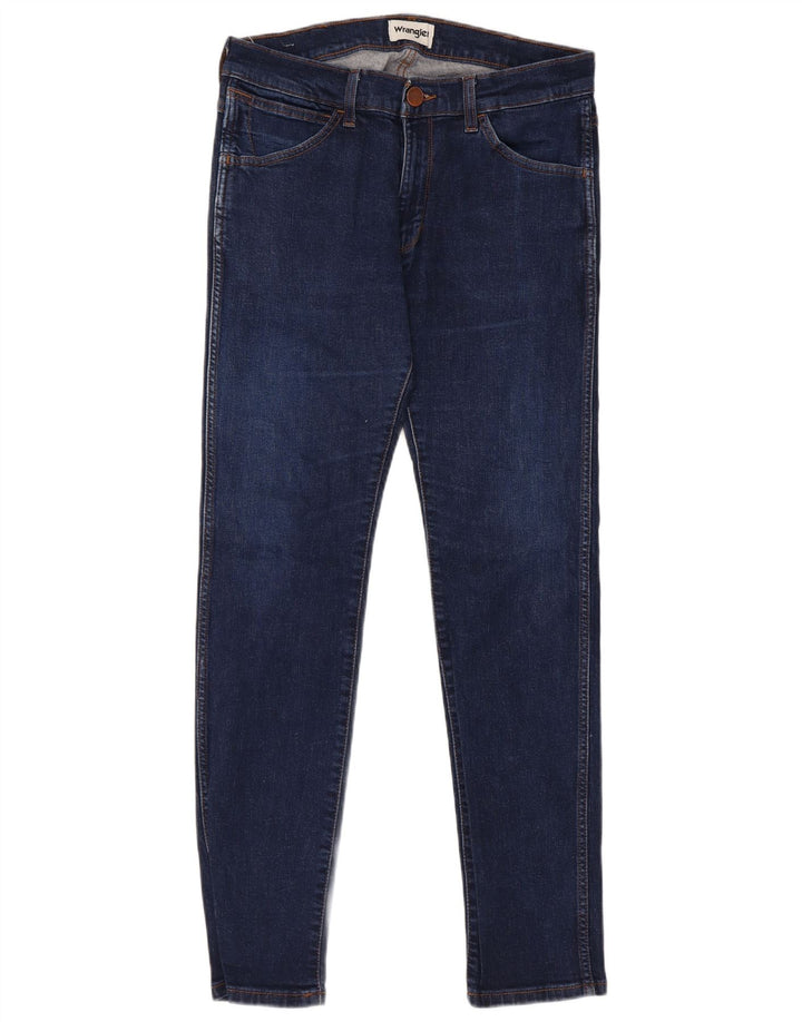 Jeans slim da uomo Wrangler W31 L32 cotone blu navy