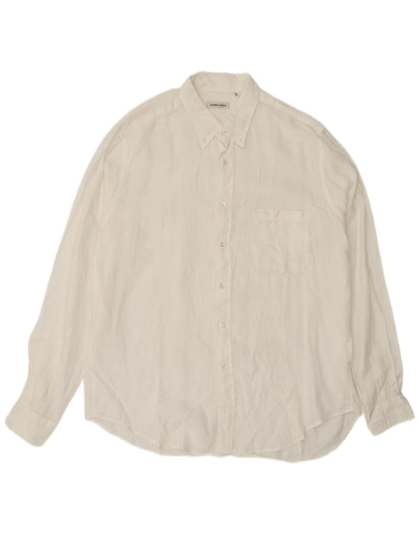 Camicia da uomo Alberto Aspesi Taglia 42 16 1/2 Large Bianca