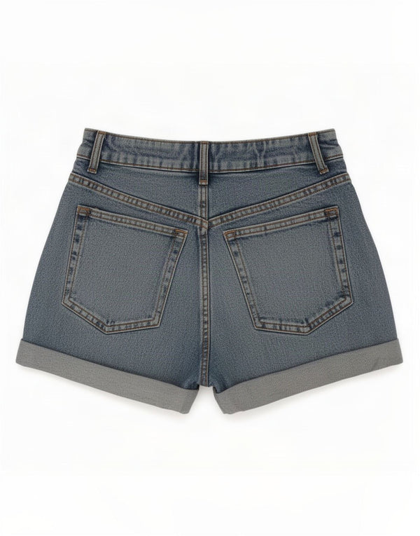 Pantaloncini di jeans da donna Zara EU 36 XS W26 cotone blu