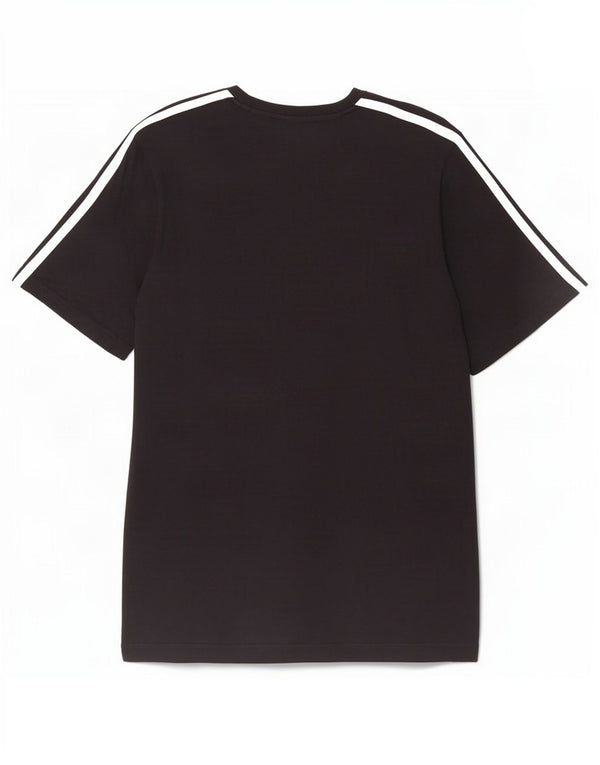 Adidas Mens T-Shirt Top Medium Black Cotton
