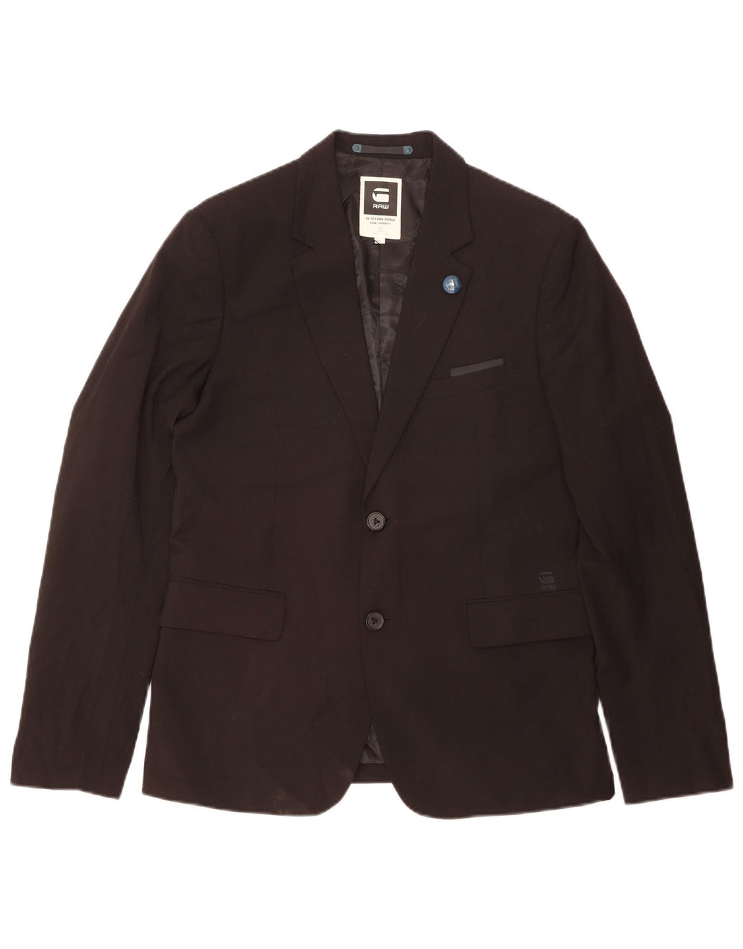 Giacca blazer da uomo a 2 bottoni G-Star IT 52 XL poliestere nero