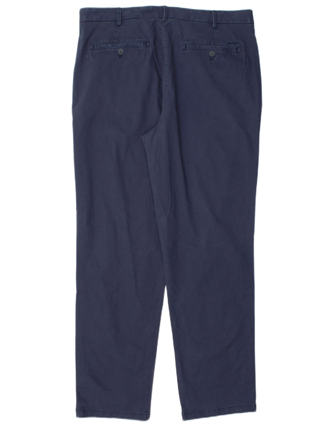 Pantaloni chino dritti da uomo IZOD W36 L32 in cotone blu navy