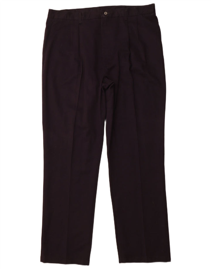 Pantaloni chino da uomo WRANGLER W40 L34 cotone blu navy