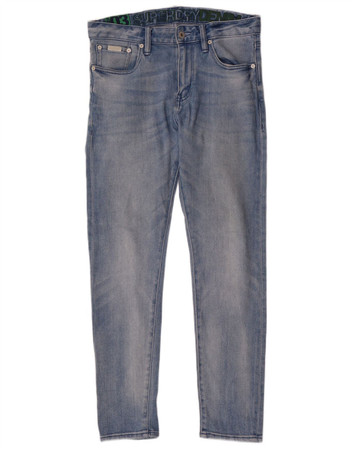 Jeans slim da uomo Superdry W30 L30 cotone blu
