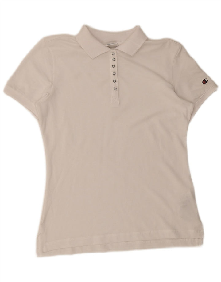 Polo da donna Champion UK 12 cotone bianco medio