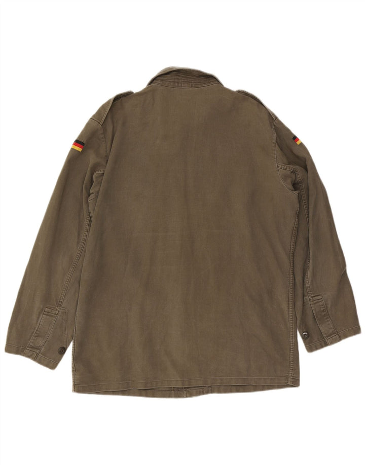 Giacca militare vintage da uomo UK 40 Large Green Army