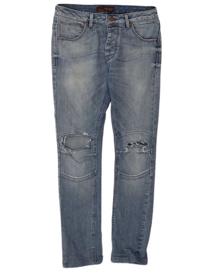 Jeans skinny da uomo Zara EU 40 medio W31 L28 blu