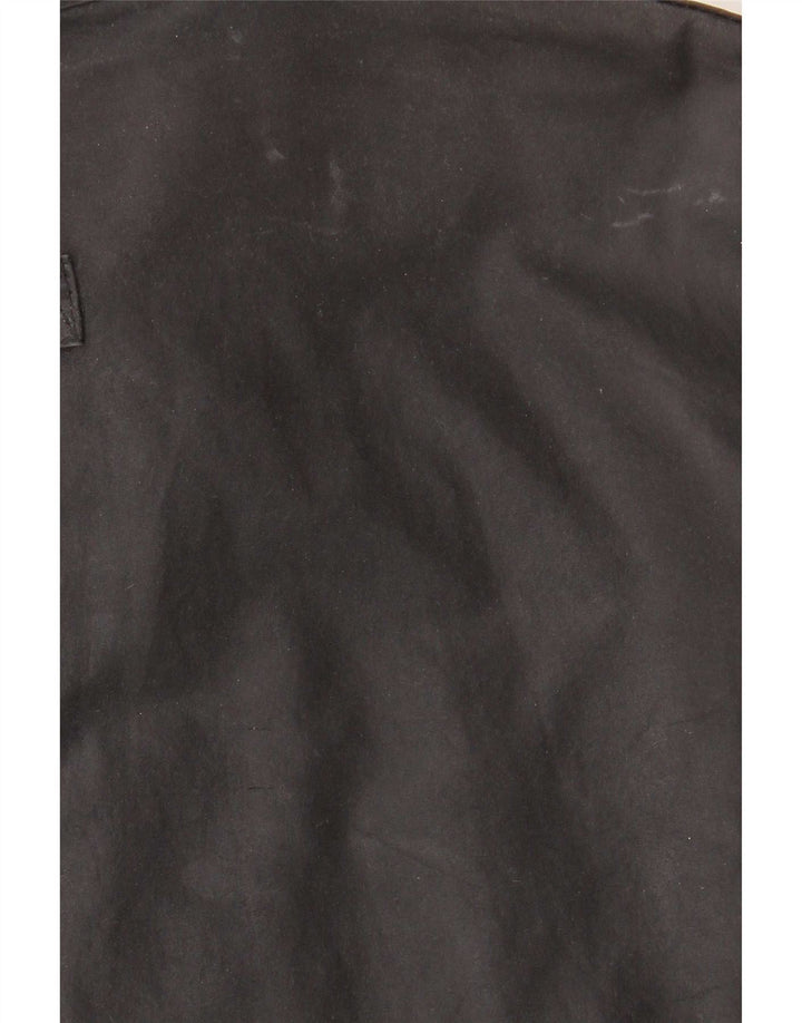 Giacca da uomo in cotone cerato Barbour UK 40 grande cotone nero
