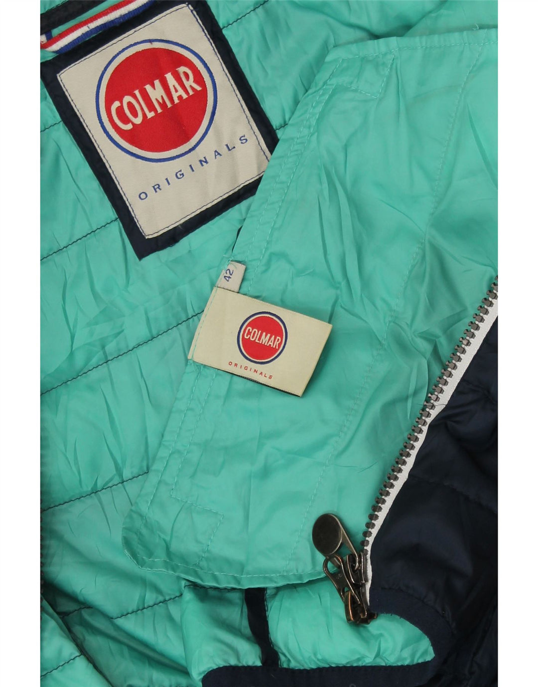 Giacca imbottita con cappuccio da donna COLMAR IT 42 Medium Blu Navy